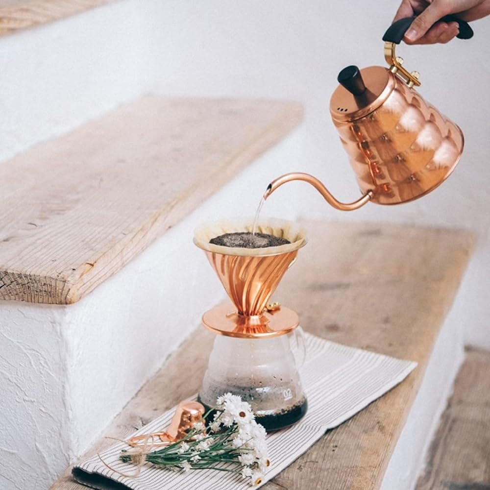 HARIO V60 Copper Dripper for 1~4 Cups Coffee Hand Drip Made in Japan VDPR-02-CP