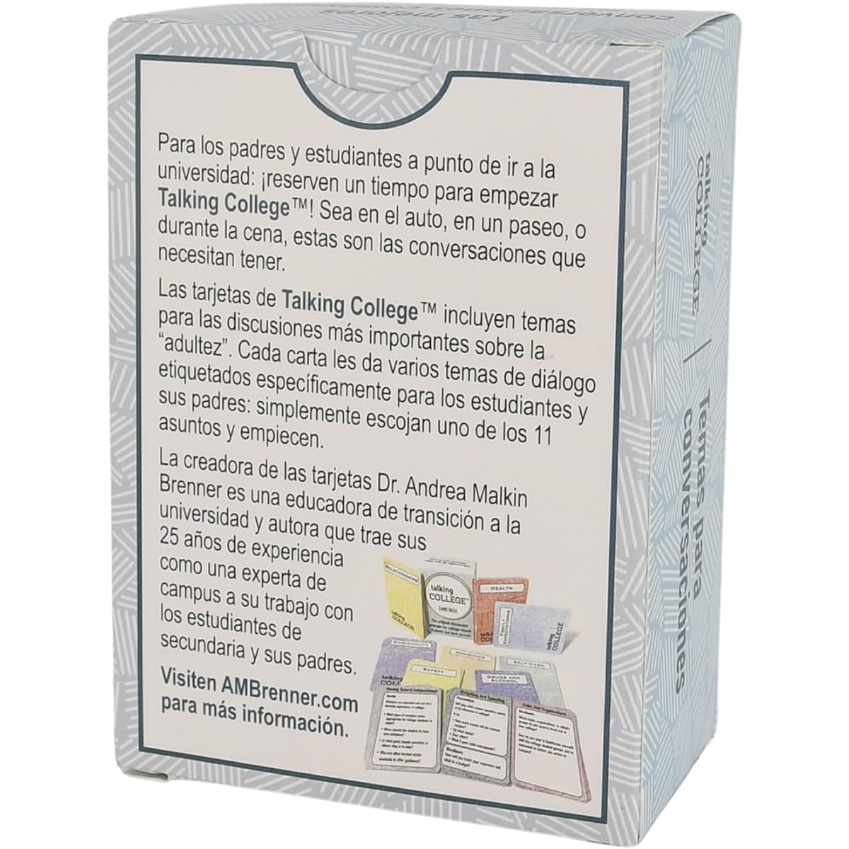 Talking College Spanish Card Deck