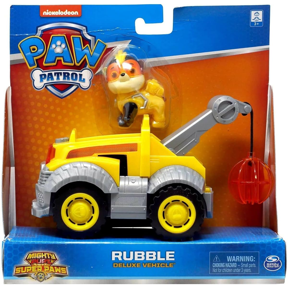Paw Patrol Mighty Pups Super Paws Deluxe Vehicle with Collectible Figure (Rubber)