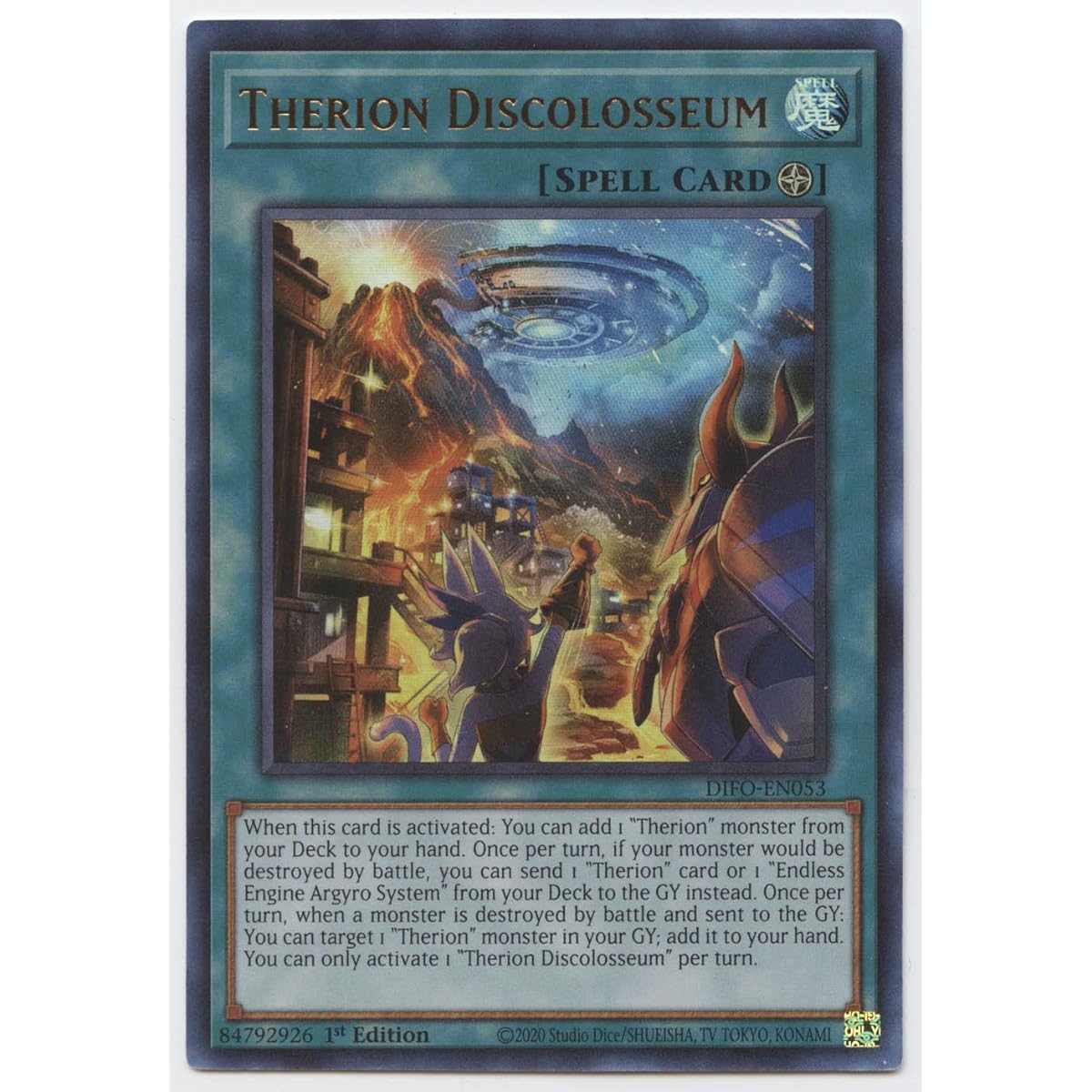 Therion Discolosseum - DIFO-EN053 - Ultra Rare - 1st Edition