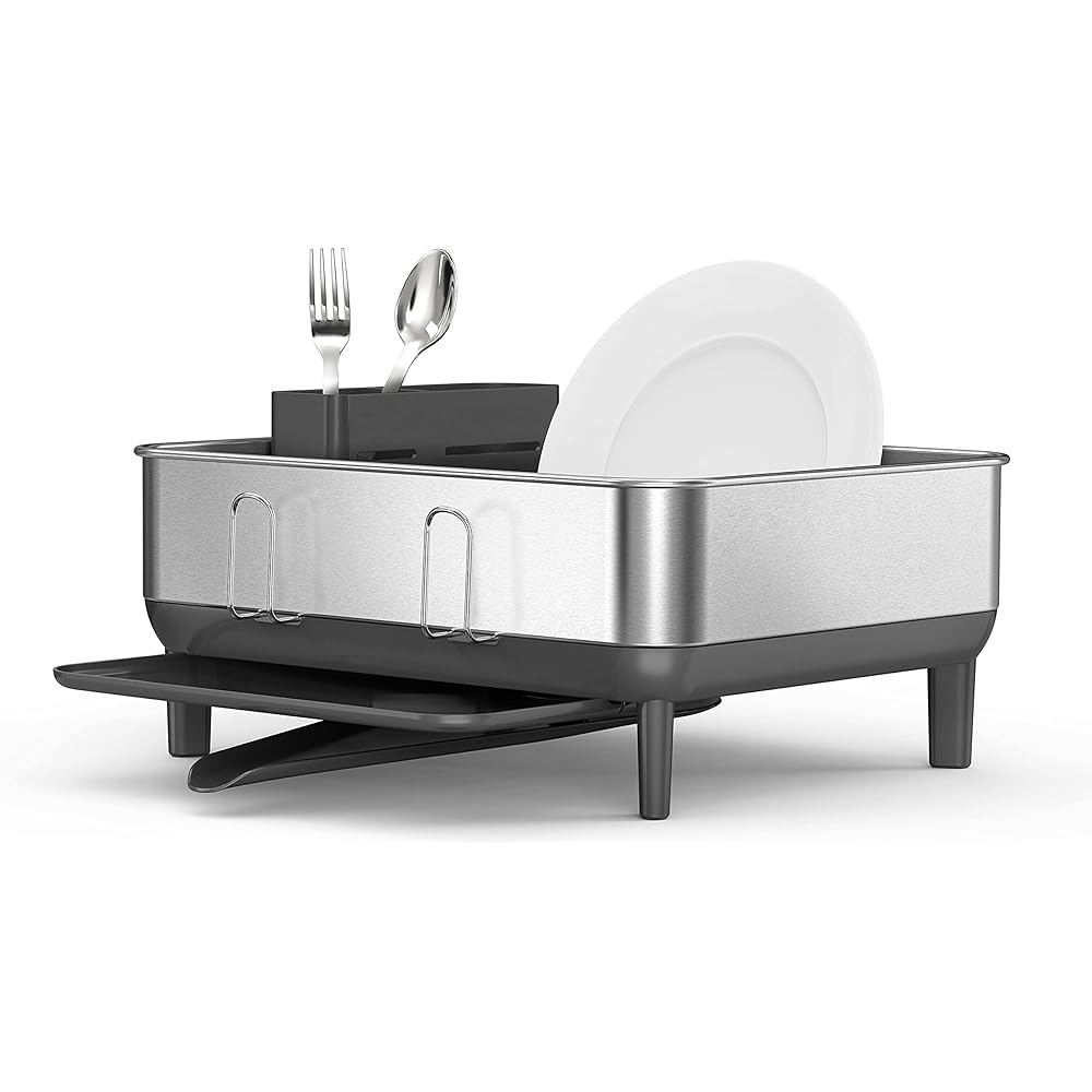 simplehuman compact dish rack gray KT1184DC