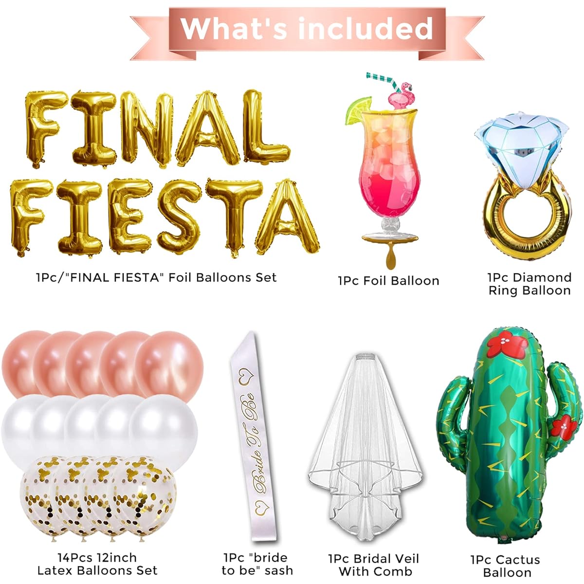 Final Fiesta Bachelorette Party Decorations