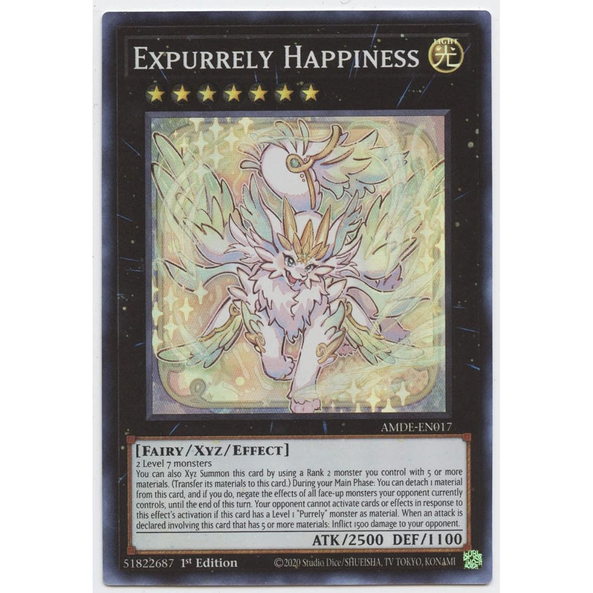 Expurely Happiness - AMDE-EN017 - Super Rare - 1st Edition