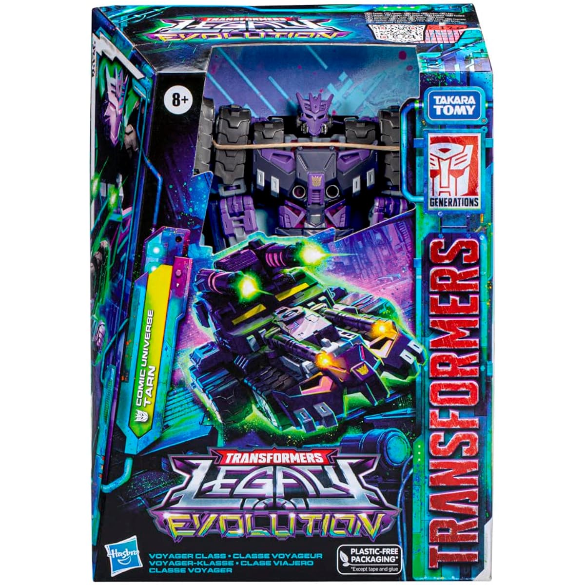 Transformers Toys Legacy Evolution Voyager Comic Universe Turn Toys 7" Action Figures for Boys and Girls Ages 8+