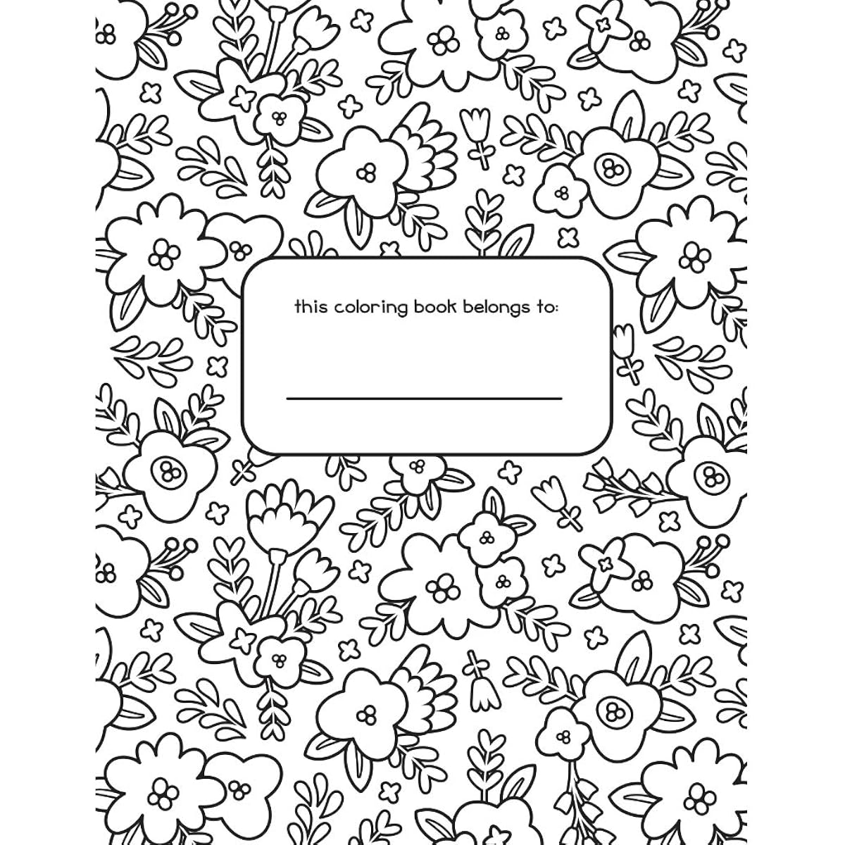 Lawn Fawn Coloring Book-Spring -LF2540