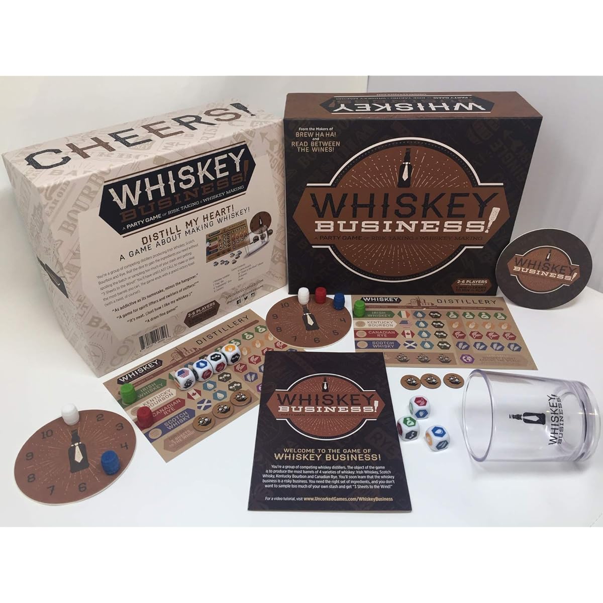 UNCORKED! Game Whiskey Business! Risk-taking & Whiskey-making party game