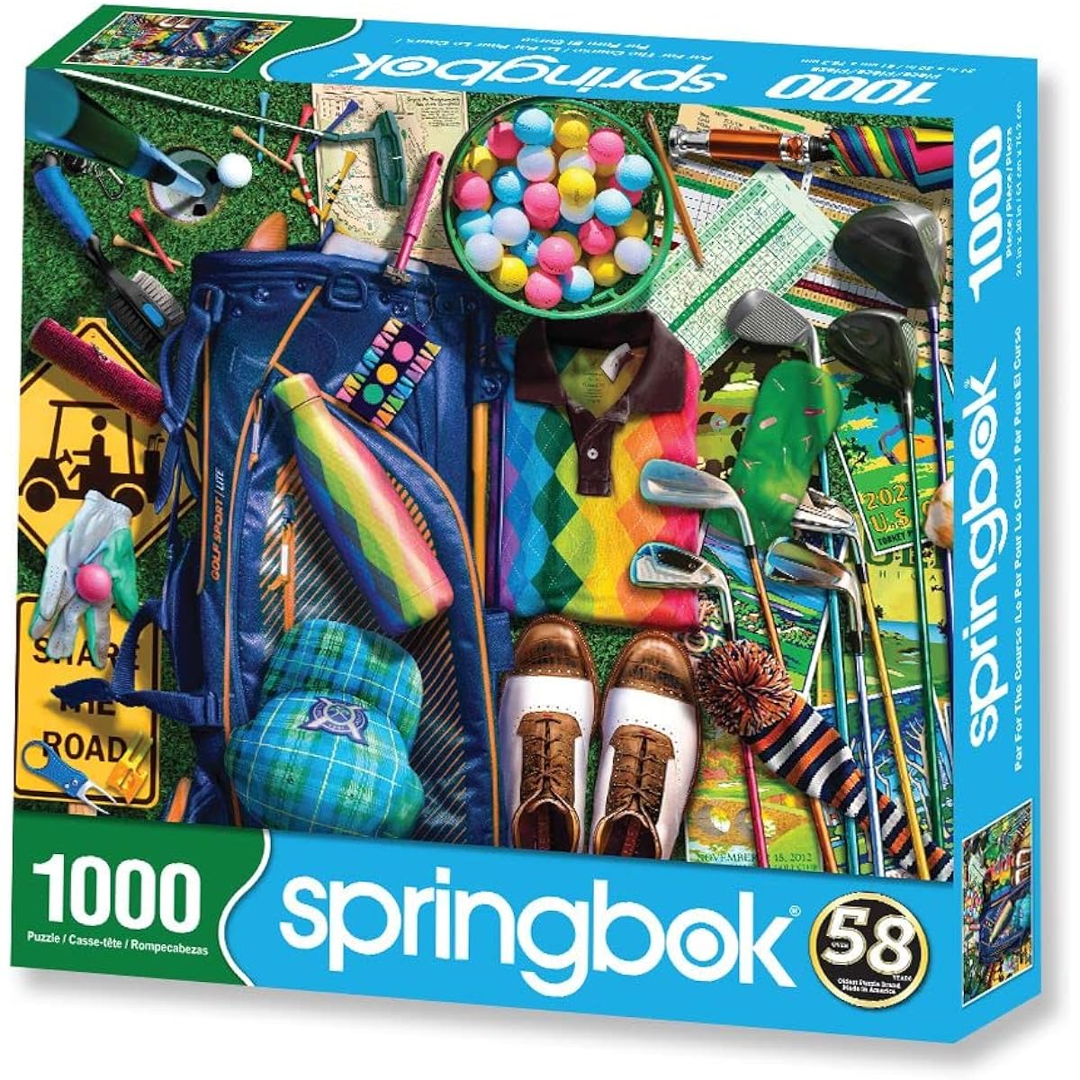 Springbok 1000 Piece Jigsaw Puzzle for Courses Made in the USA
