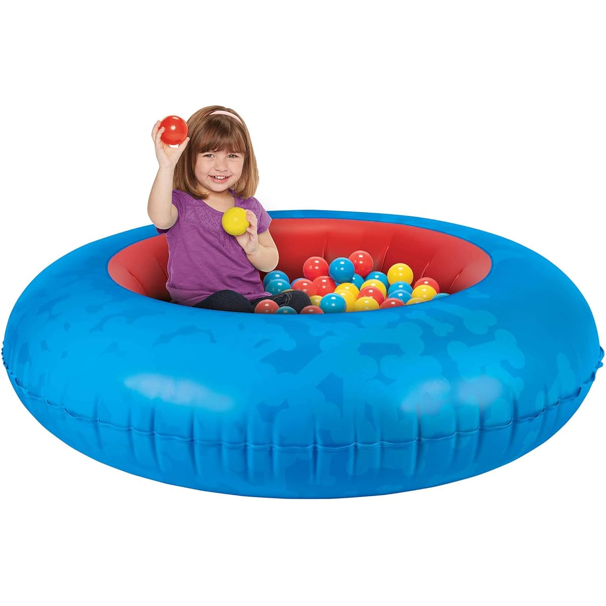 Paw Patrol Bouncer and Ball Pit 2-in-1 with 50 Balls for Kids Boys and Girls up to 55 lbs
