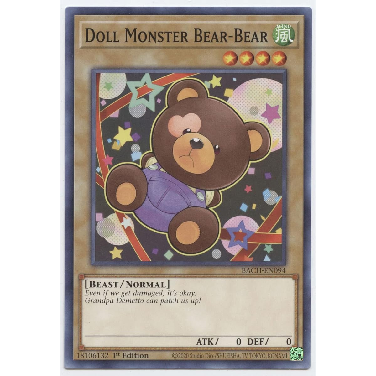 Doll Monster Bear Bear - BACH-EN094-Common-1st Edition.