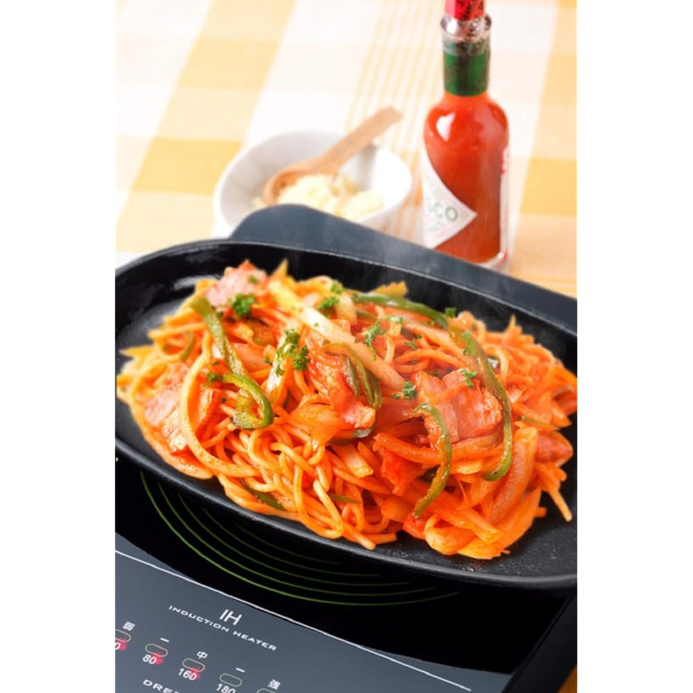 Ishigaki Steak Plate Oval Handle with Bottom Plate Cast Iron Width 28 x Depth 14.5 x Height 3.5 cm Enjoy piping hot steak at home Sold in a case Set of 2 pieces of 10