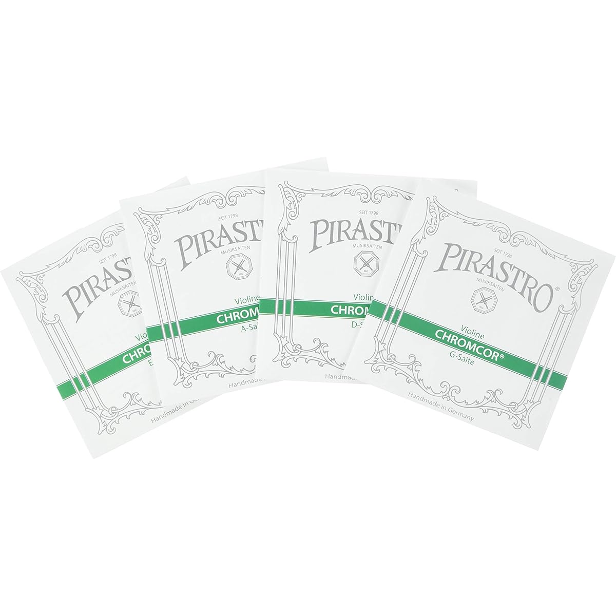 PIRASTRO CHROMCOR Chrome Core 3/4+1/2 Violin String Set