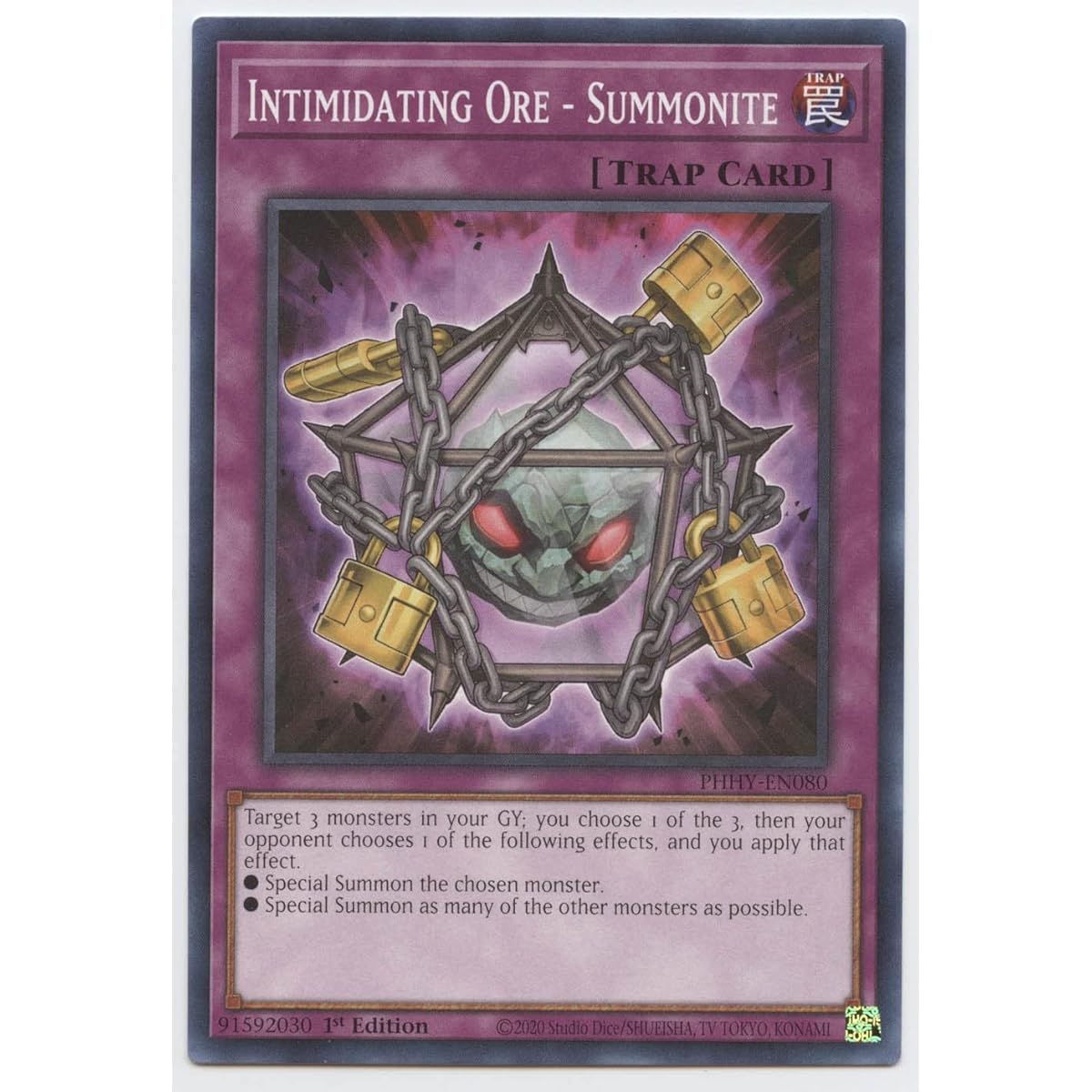 Intimidating Ore - Samonite - PHHY-EN080 - Common - 1st Edition.