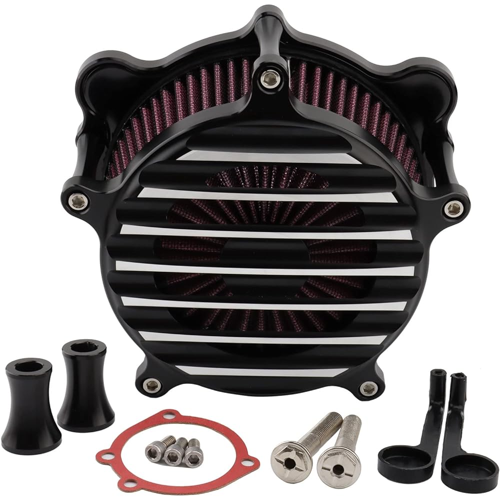 Air Cleaner Intake Filter Kit Harley Dyna FXR Softail 93-2015 Touring Road King Electra Street Glide 1993-07 Twin Cam EVO
