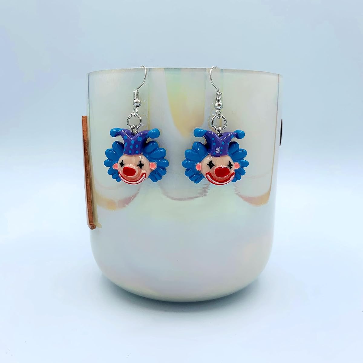 Funny Earrings for Women, Clown Earrings, Circus Earrings, Carnival Earrings, Clown Accessories for Women, Bachelorette Party Jewelry, Weird Earrings, Bride Earrings, Bachelorette