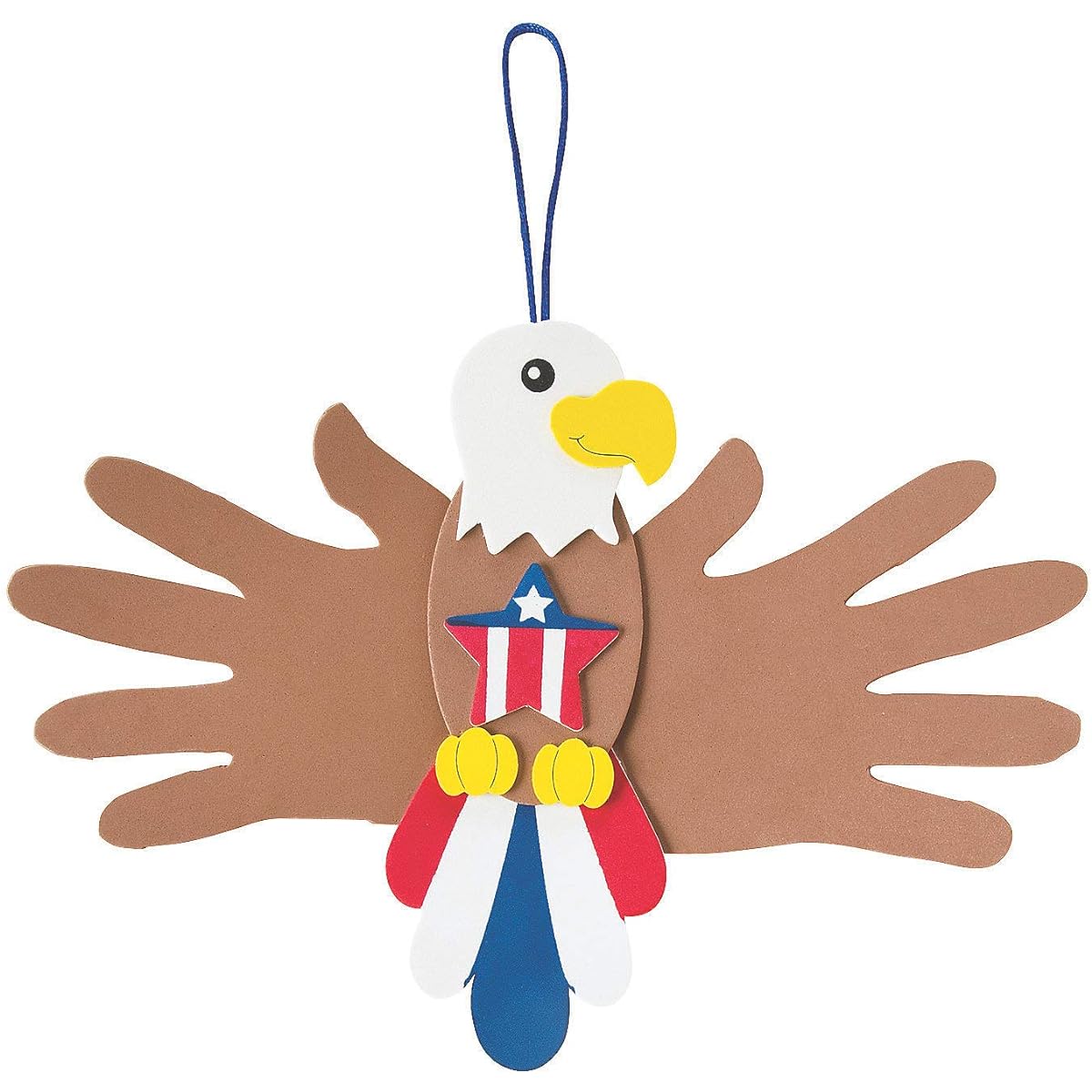 Foam Handprint Patriotic Eagle Craft Kit - Crafts for Kids Fun Home Activities