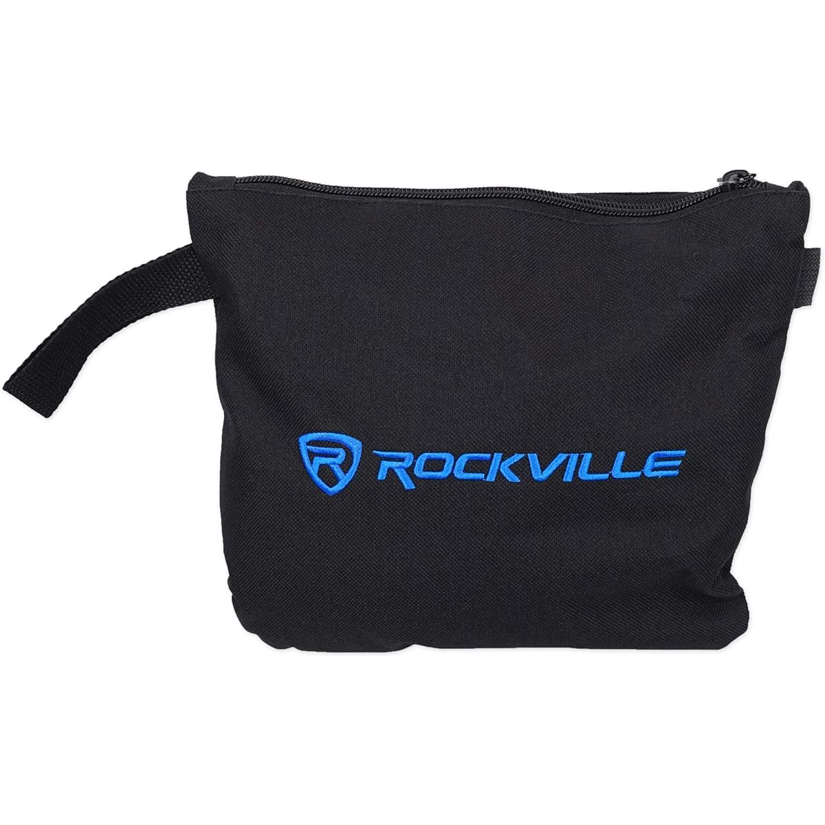 Rockville RSC7B Black Tripod PA Speaker Stand Scrim Cloth + 2 Carry Bags