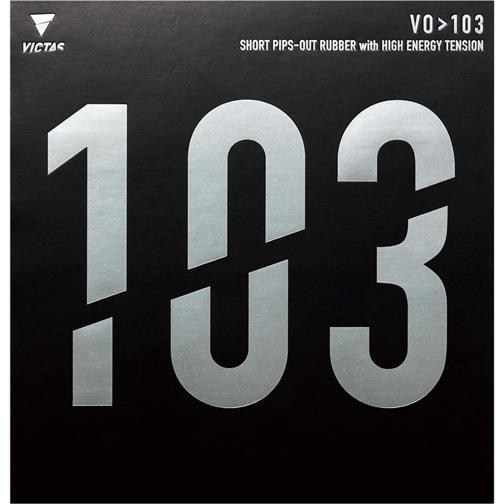 VICTAS Table Tennis Rubber VO>103 High Energy Tension Table Soft Red/Black 020242