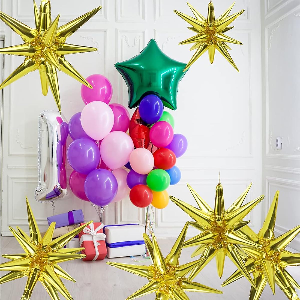 gold star balloon
