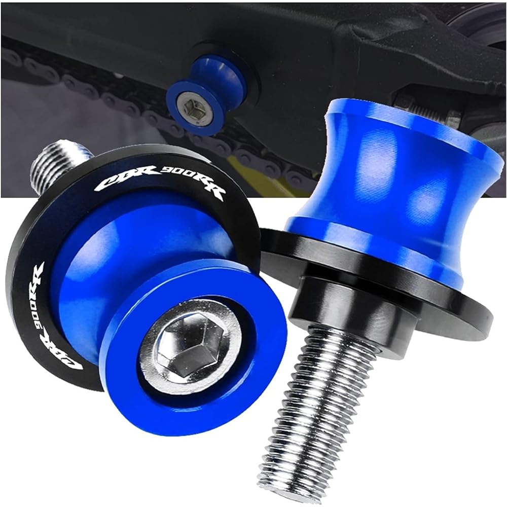 Stand Screw Slider Motorcycle Accessories CNC Aluminum Rear Cycloid Axis Slider Bracket Screw is very suitable for Honda CBR900RRCBR 900 RR 1993-1999 1998 1997 1996 95 (Color: 9)