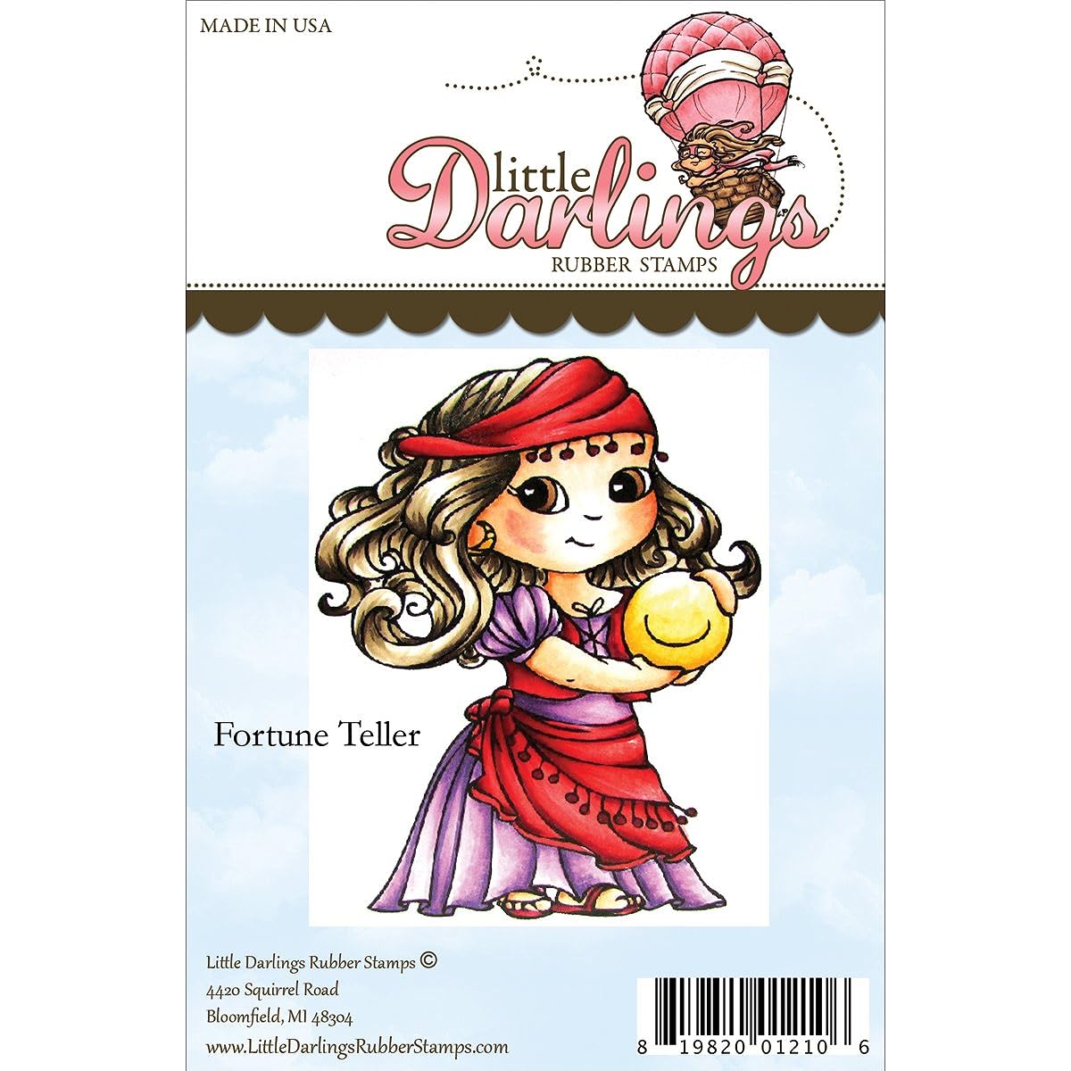 Cutie Honey Pie Unmounted Rubber Stamp Fortune Teller
