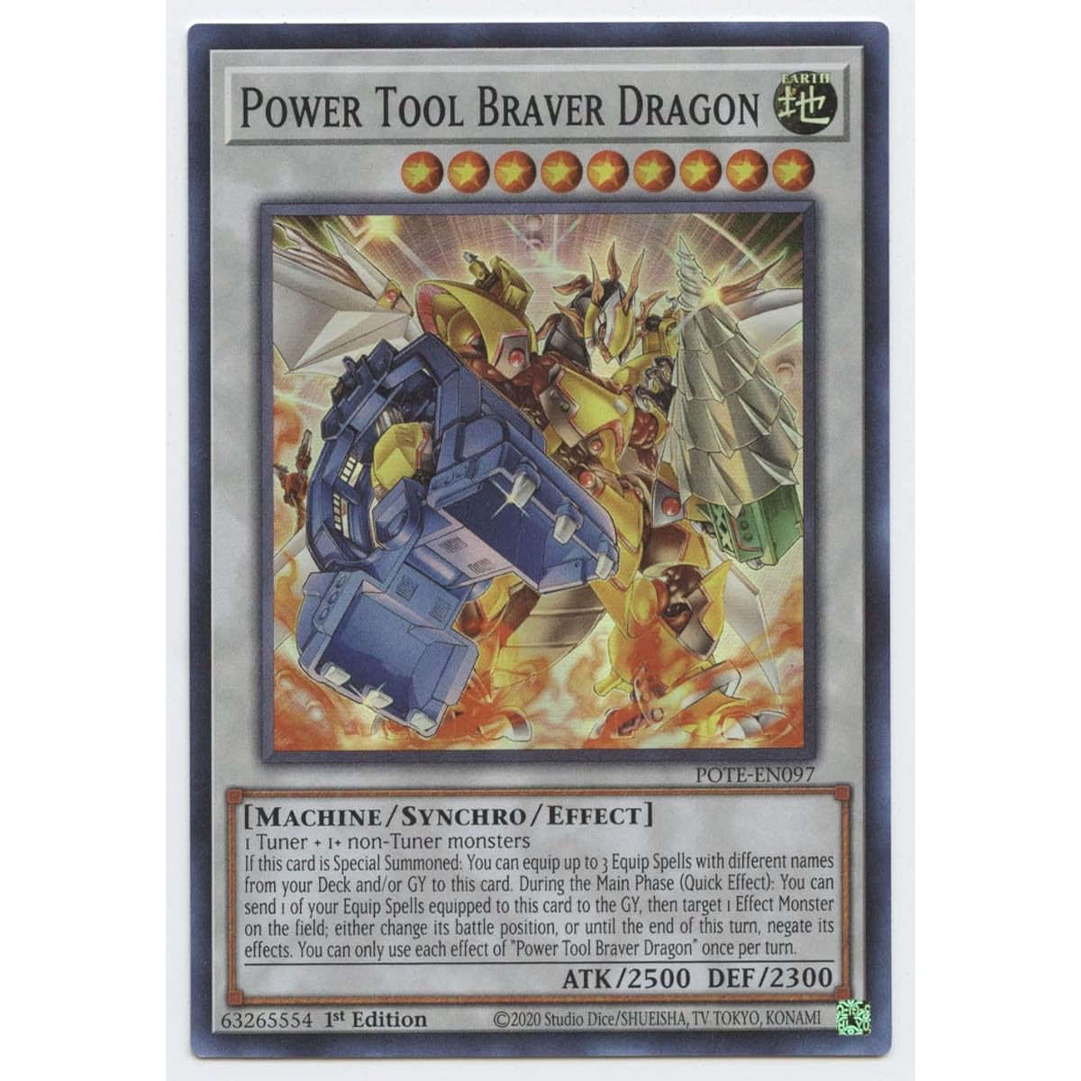 Power Tools Braver Dragon POTE-EN097 Super Rare First Edition