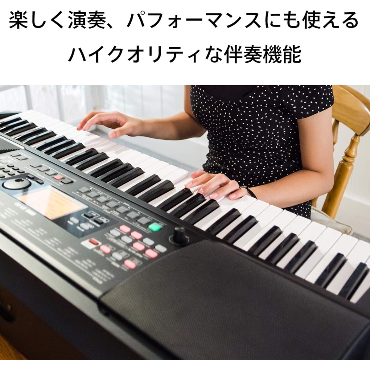 KORG Entertainer Keyboard EK-50 with built-in speaker, home practice, outdoor performance, cafe live, automatic accompaniment, improvisation, battery powered, music stand/adapter included