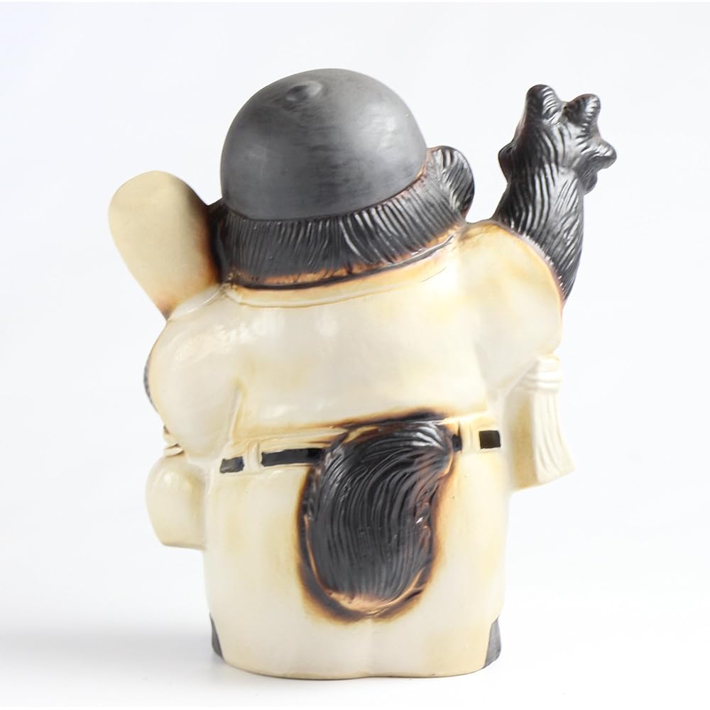 Tori "Shigaraki Ware" Baseball Tanuki No. 8 SA32-1
