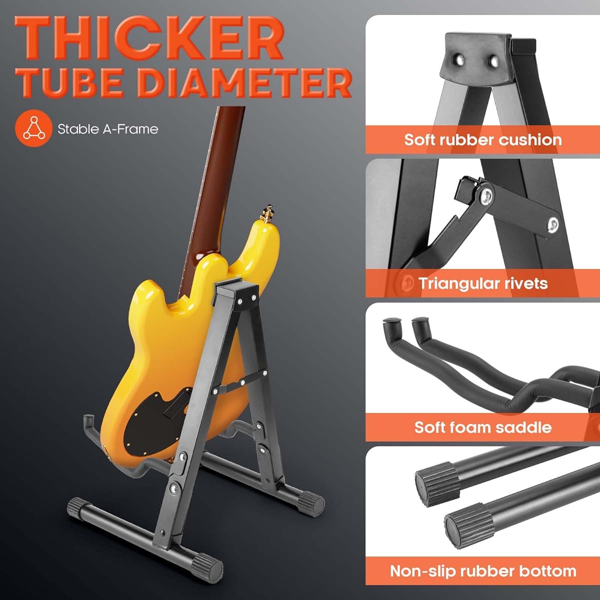Vousile guitar rack with guitar capo