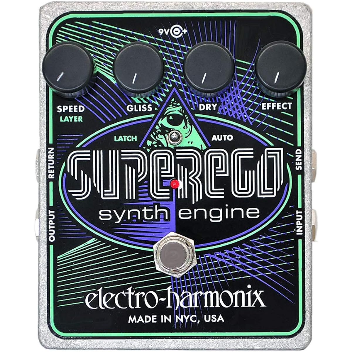 ELECTRO-HARMONIX Guitar Effects Pedal SUPEREGO Synth Engine