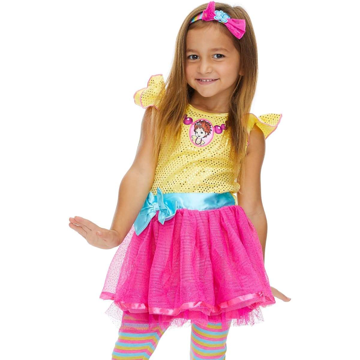 Disney Pixar Toy Story Jessie Cosplay T-Shirt Skeggings and Headband 3 Piece for Toddlers to Young Kids