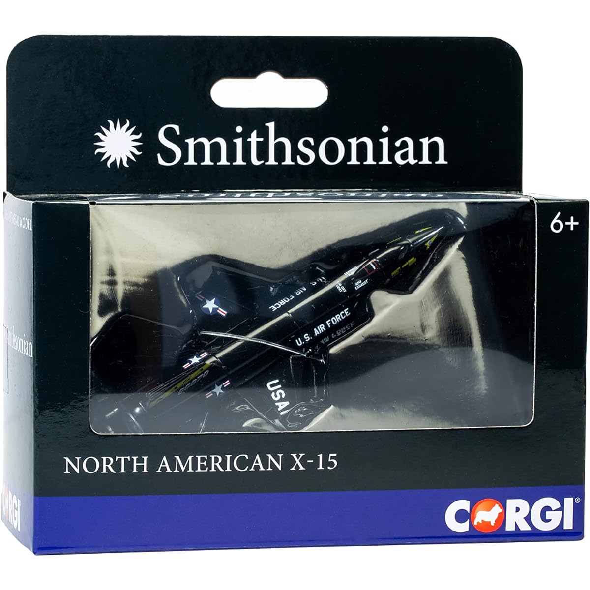 Corgi Diecast Smithsonian Collection North American X-15 Miniature Scale Display Model Aircraft CS913053 Black