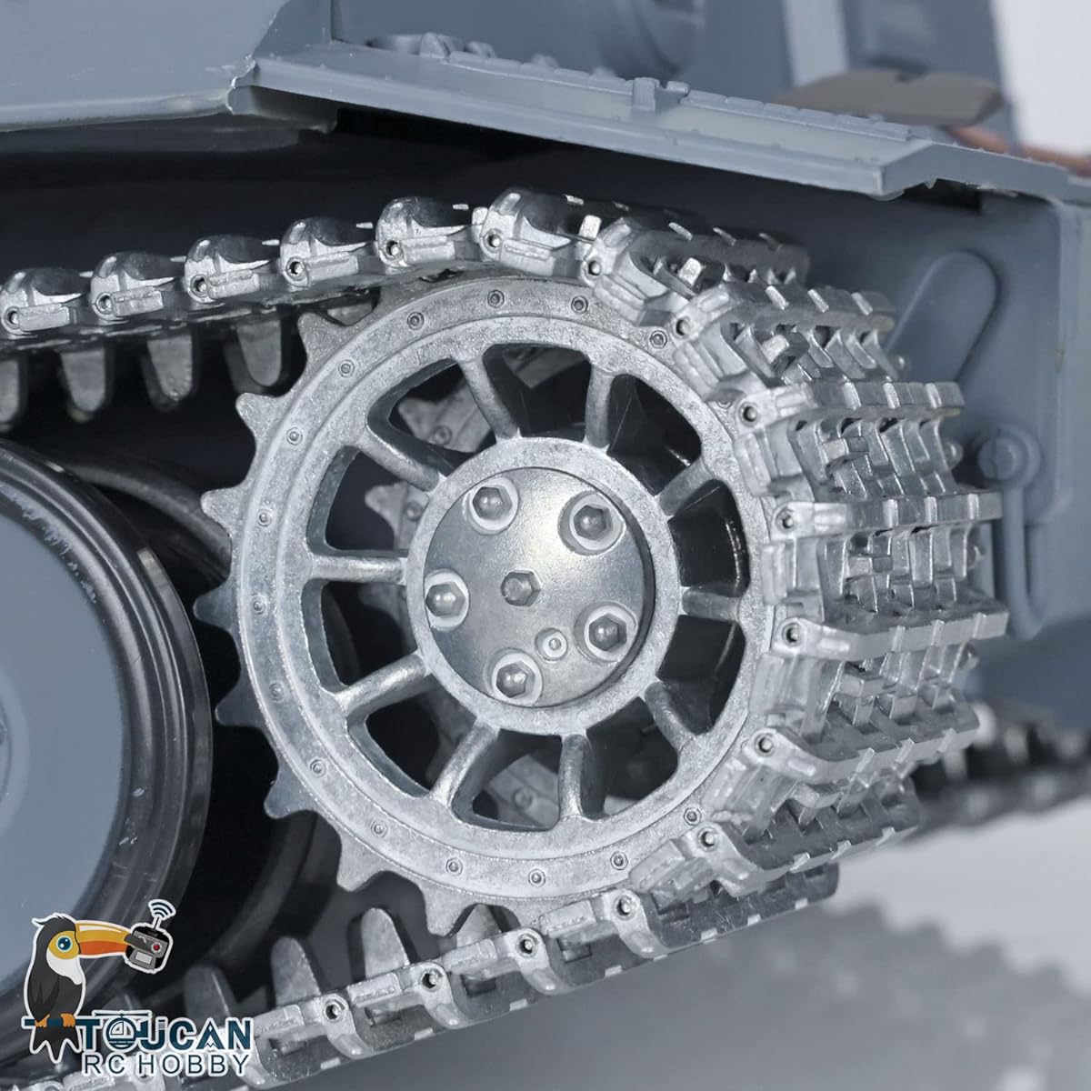 Toucan RC Hobby Upgrade Heng Long 1/16 German Tiger I Rc Tank 3818 Upgrade Metal Truck Driving Wheel
