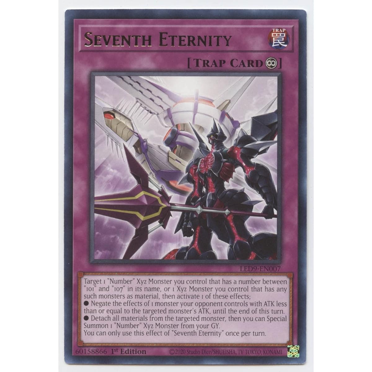 Seventh Eternity - LED9-EN007 - Rare - 1st Edition.
