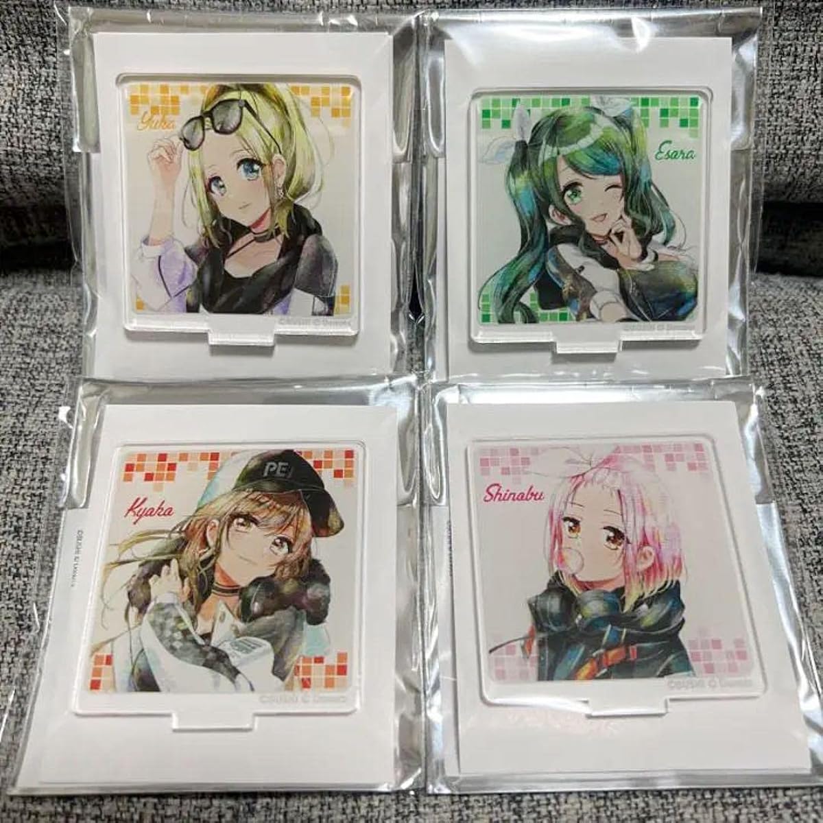 D4DJ Pikipiki aniart aqua label acrylic stand