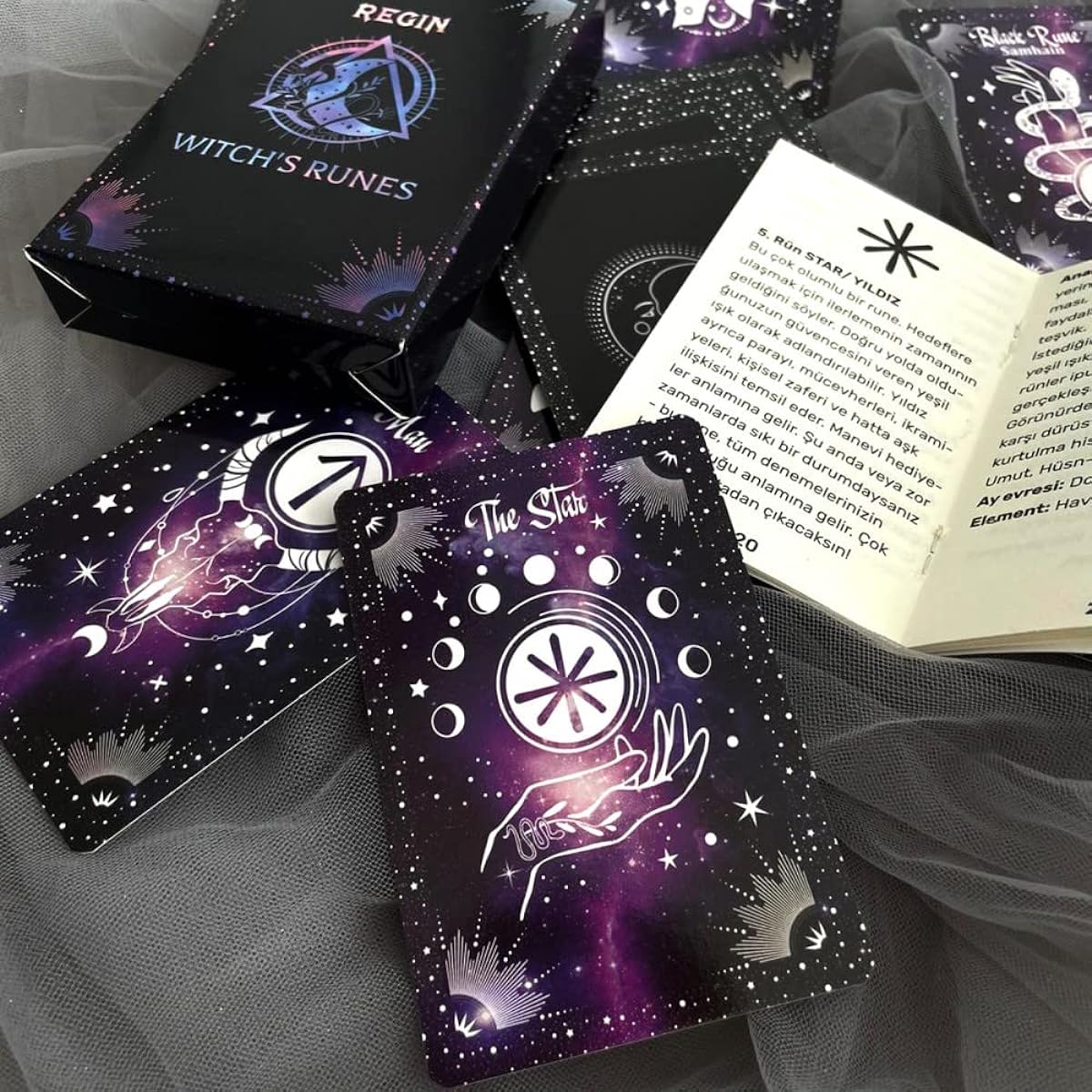 TheDarknessUnicorn Witch's Rune Oracle Deck Divination