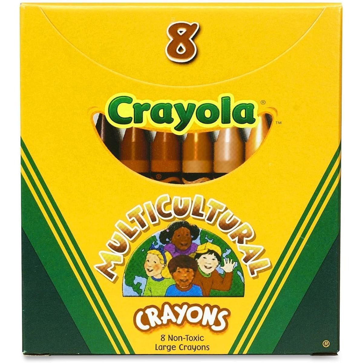 Crayola BIN52080W Multicultural Crayons