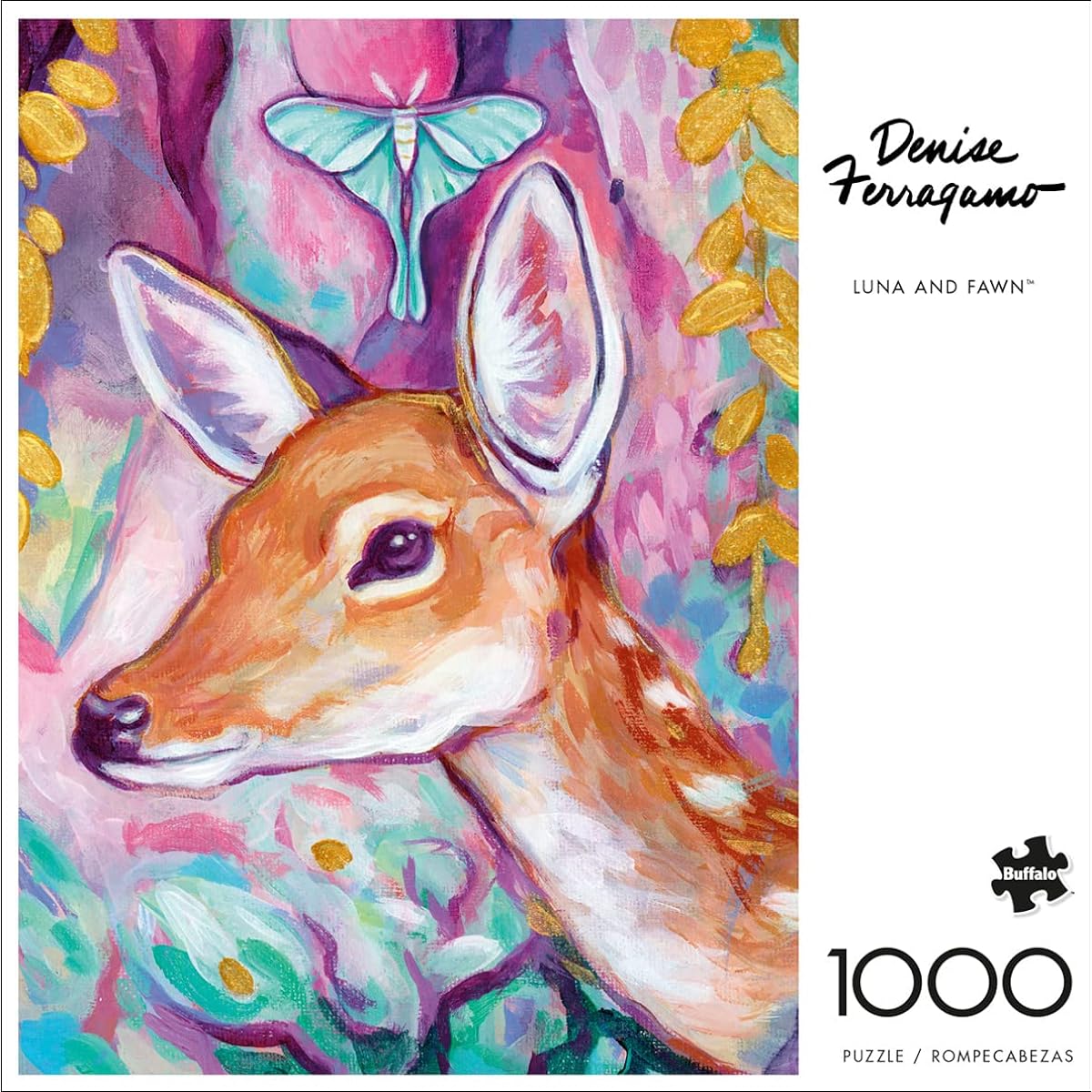 Buffalo Games Jigsaw Puzzle Luna and Fawn 1000 Pieces