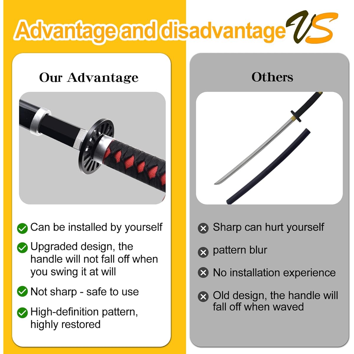 Bamboo Demon Slayer Anime Sword Role Playing Collection Anime Original Texture Tanjiro Sword