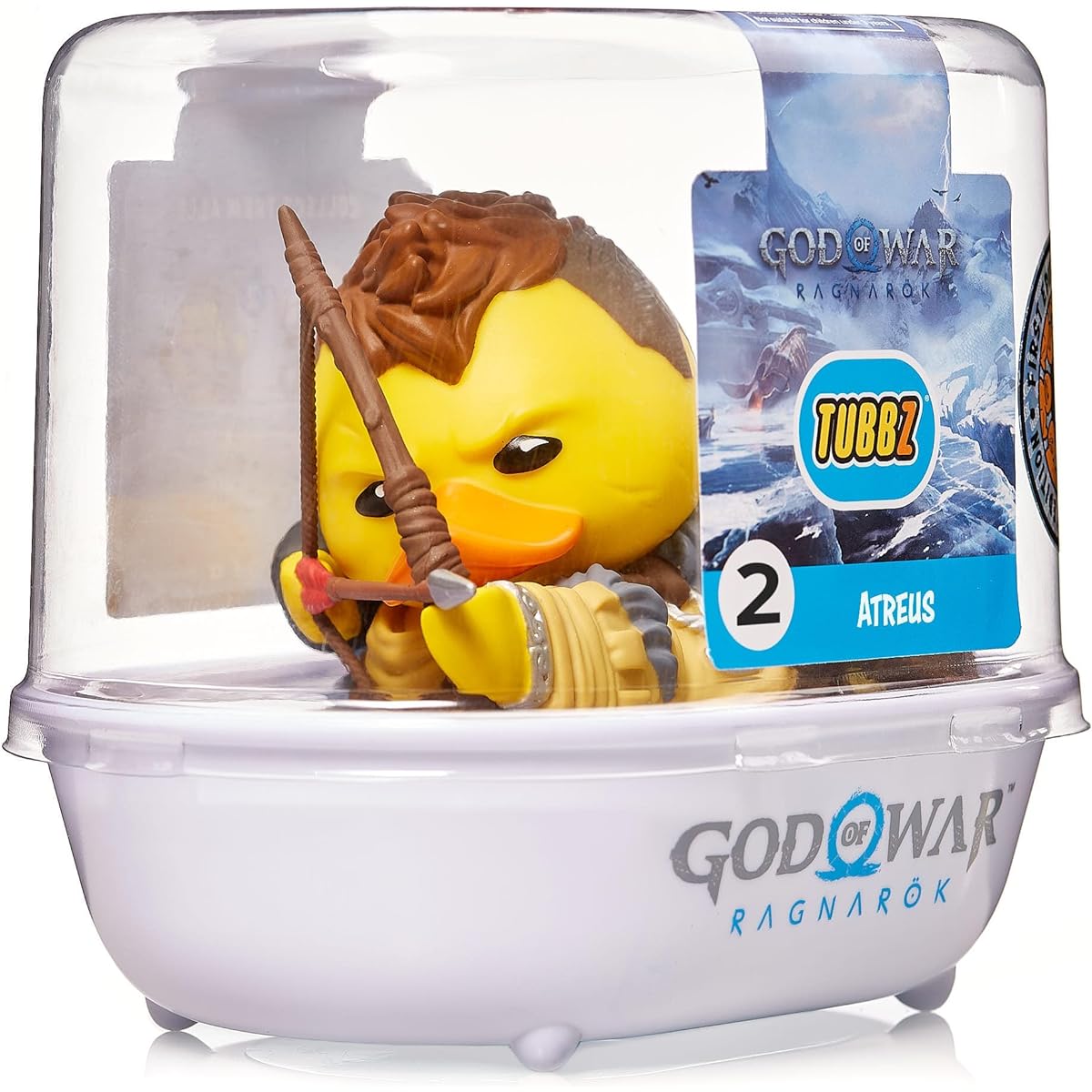 TUBBZ First Edition Ragnarok Atreus Collectible Vinyl Rubber Duck Figure - Official God of War Merchandise - TV, Movies & Video Games