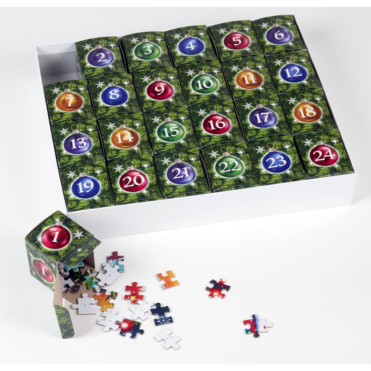 The Inn at Christmas Jigsaw Puzzle Advent Calendar Vermont Christmas Company 1000 Pieces 24 Puzzle Sections Complete During Advent