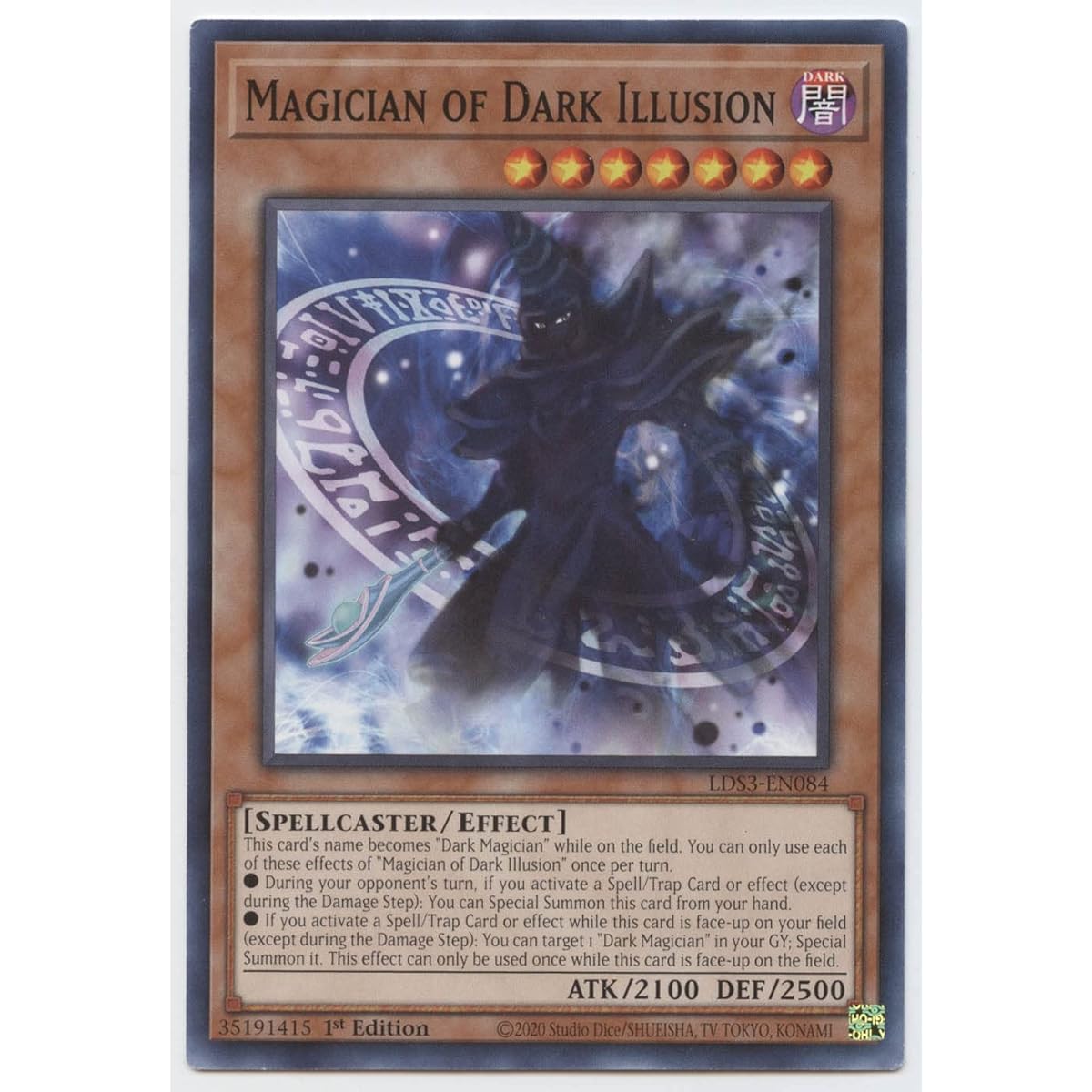 Magician of Dark Illusions - LDS3-EN084 - Common - 1st Edition