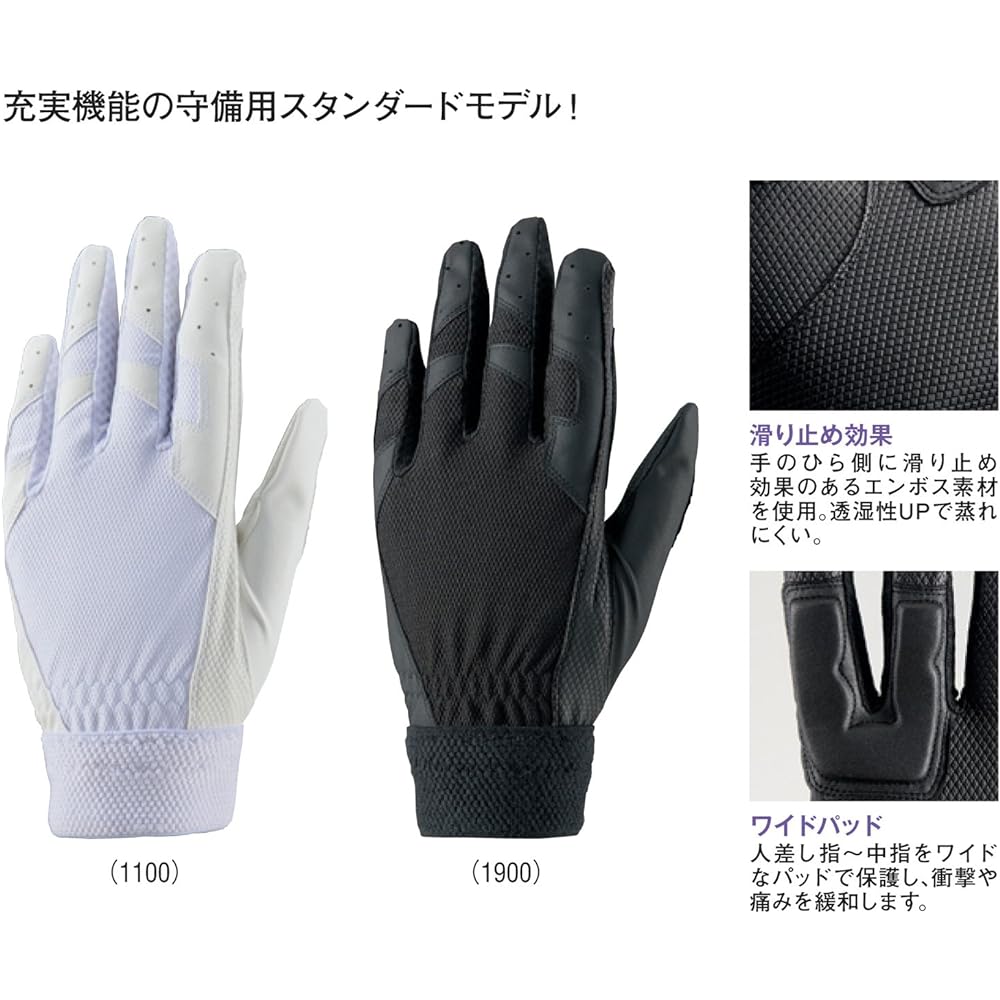 ZETT High School Baseball Rules Compatible Defensive Gloves BG269