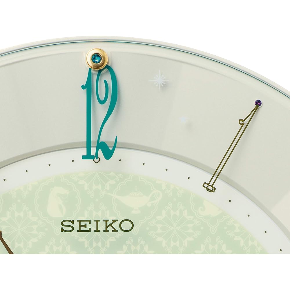 Seiko Clock Wall Clock Character Disney Aladdin Radio Analog FS512C