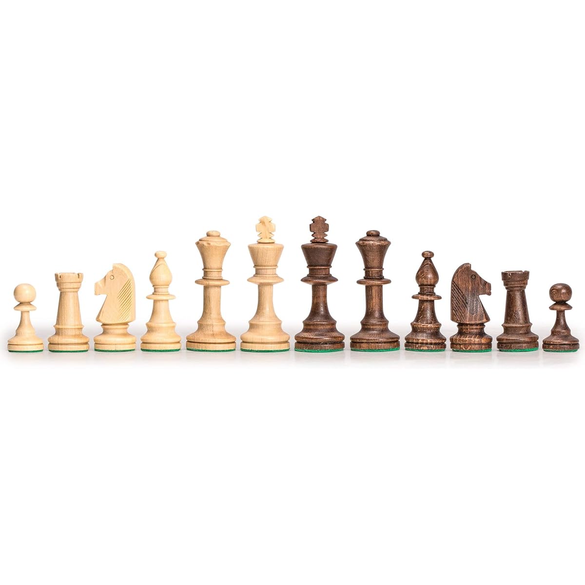 Staunton No. 5 Tournament Chess Pieces w/ Wood Box