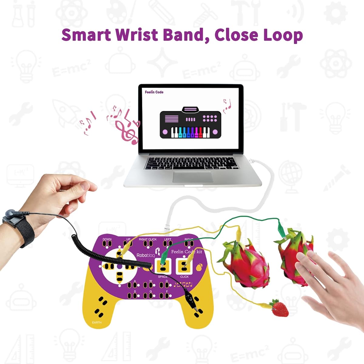 Robobloq STEM Toys Science Kit for Ages 6+ Circuit Board for Kids Simple Circuit Kit Learn Primary Circuits Form Circuits with Any Conductor and Hands Invention Kit for Everyone