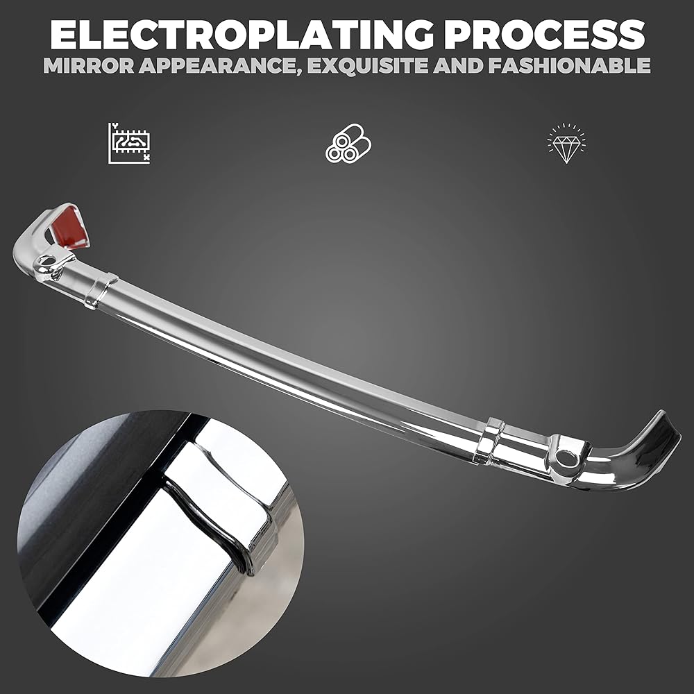 VEISUTOR King Tour Pack Tail Lamp Trim Bar for Ultra Limited 14-23 Chrome Split Tour Pack Rear Tail Light Trim for Harley Touring Ultra Limited Tri Electra Road Glide CVO Ultra 2014-2023 Accessories