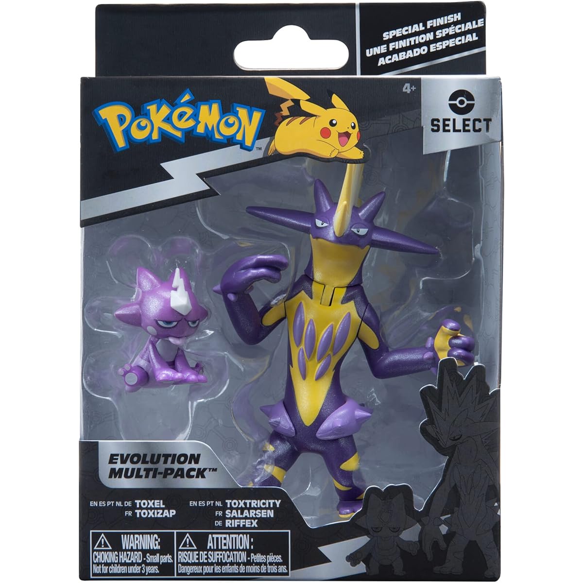 Pokemon Select Evolution 2 Evolution Pack - 2" Toxic and 3" Toxic Battle Figures