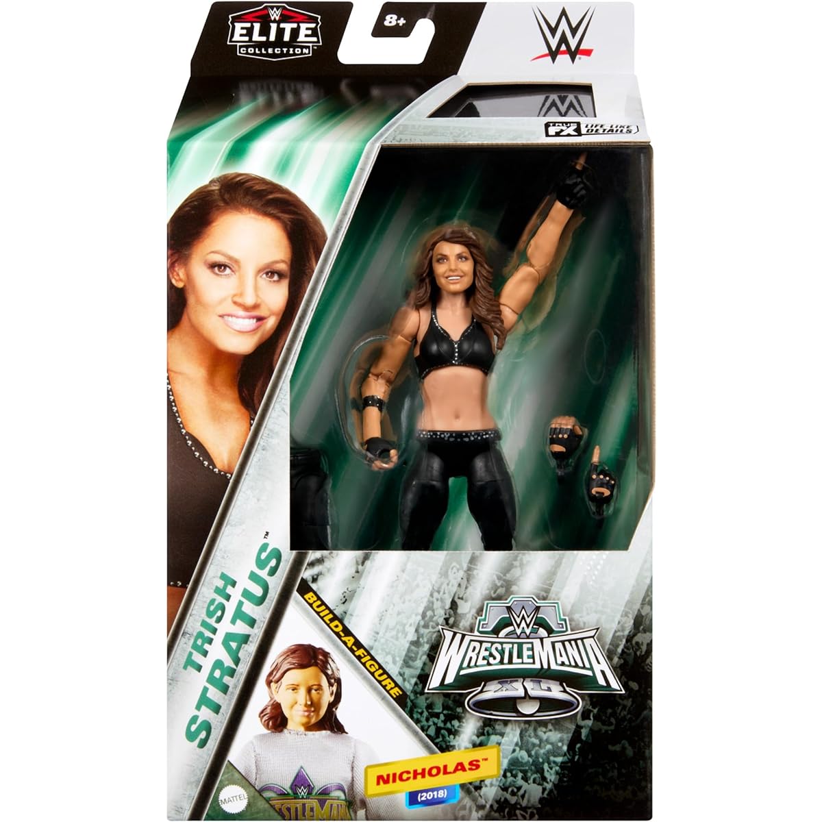 Mattel WWE Elite Action Figure WrestleMania Accessories and Nicholas Build-A-Figure Parts Posable Collector Mattel WWE Fans