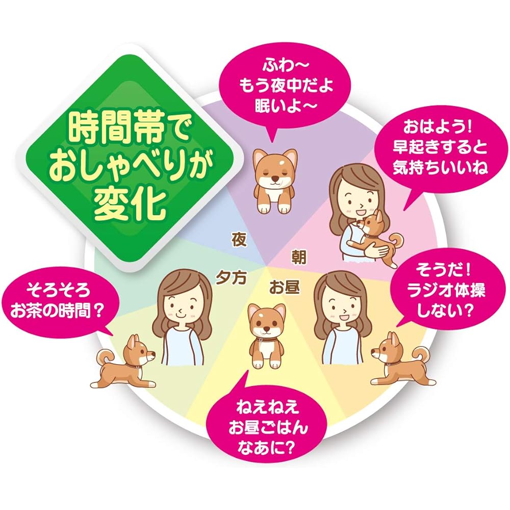 A relaxing conversation that starts with a good morning, a Shiba Inu dog and a chatty communication pet, IWAYA