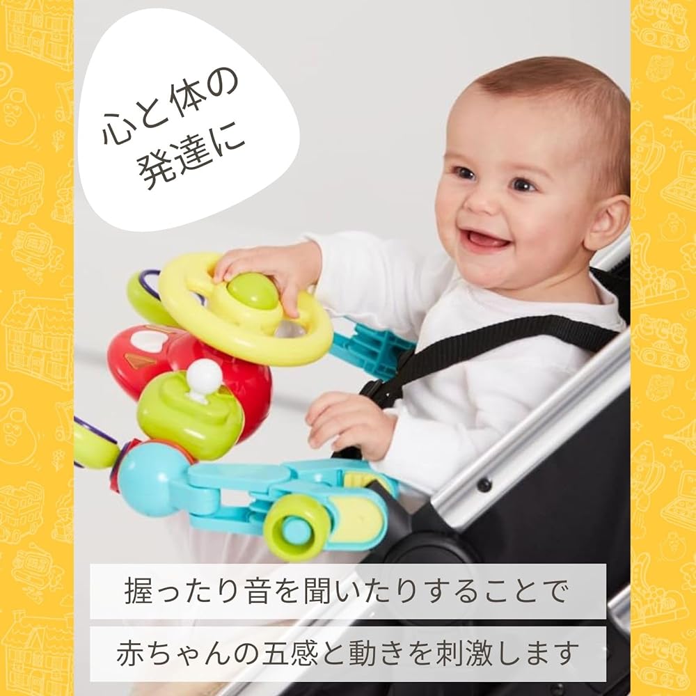 Early Learning Center Early Learning Center Light & Sound Buggy Driver Stroller Toy Drive Handle 147696 Genuine Product